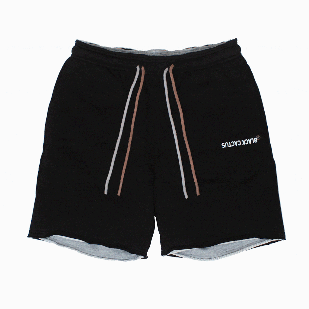 Black Cactus® Reversible Shorts 1.0 - Black & Light Grey